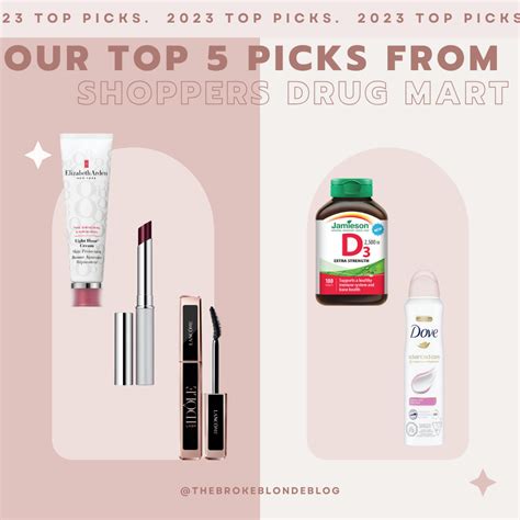 shoppers drug mart top picks.